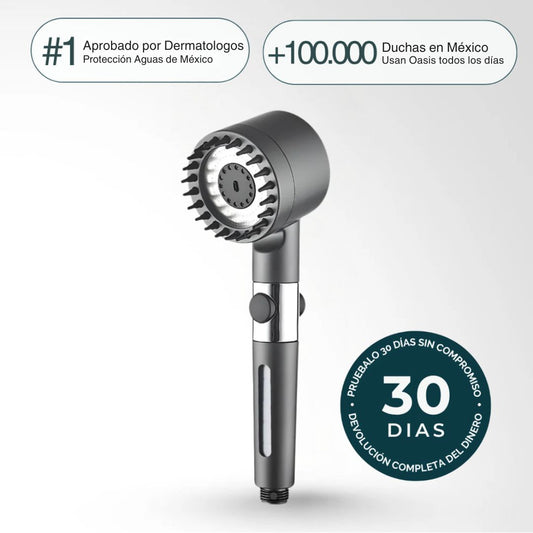Regadera con Filtro Velzorae™ | Cuidado para Cabello y Piel